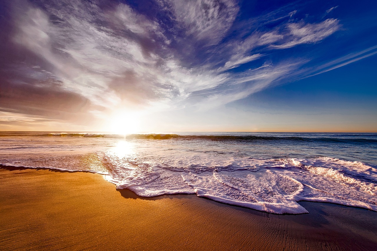beach sea sunset sun sunlight 1751455